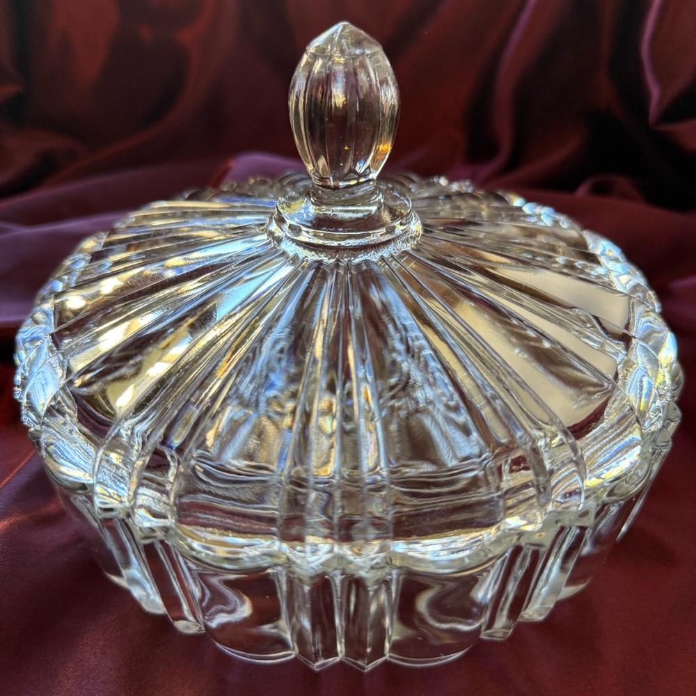 Anchor Hocking Candy Dish Old Cafe Vintage circa 1940